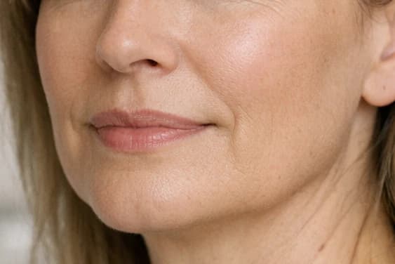 Imagen clínica fotorrealista para flaccidez cutánea